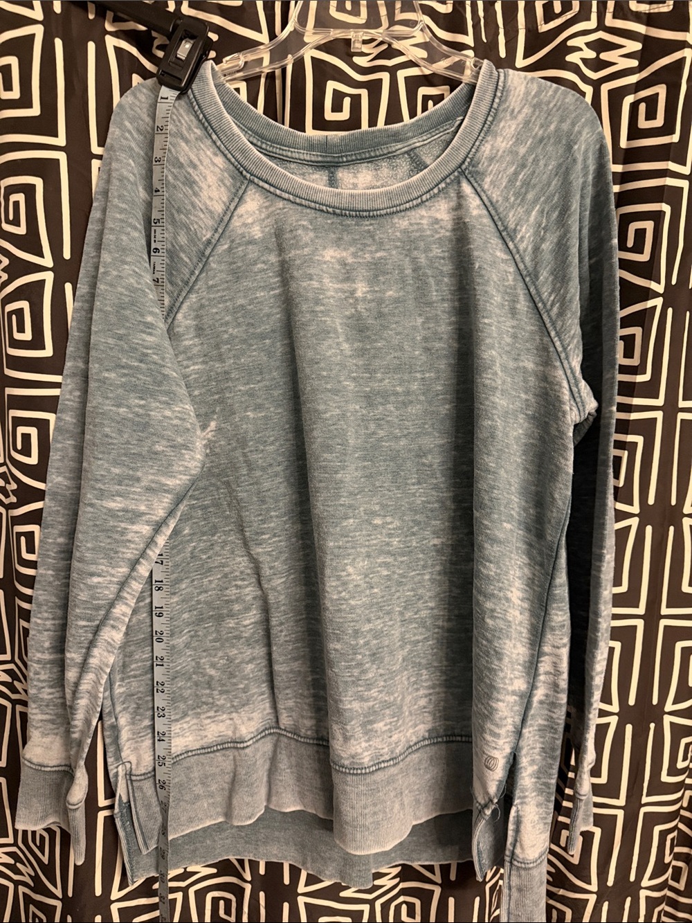 Cozy Women's Heathered Blue Sweatshirt